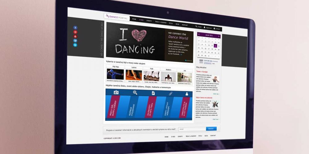 Danceportal web